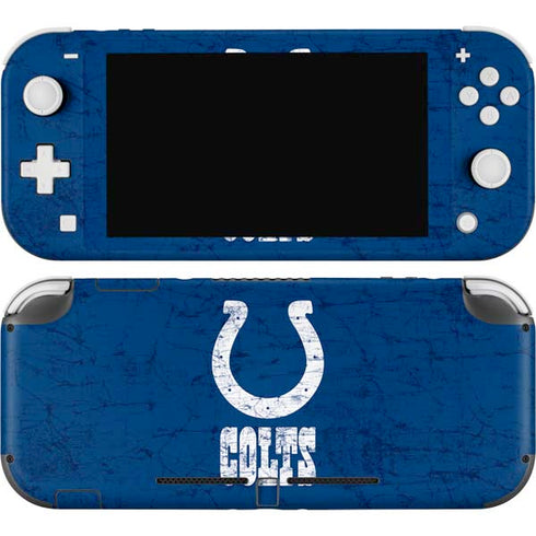 NFL Indianapolis Colts Distressed Nintendo Switch Lite Skin